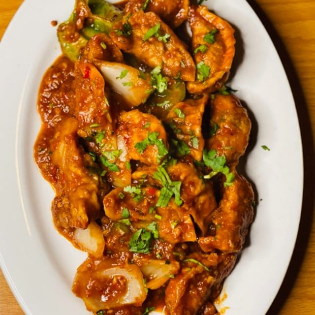 Chicken Chili Momo.