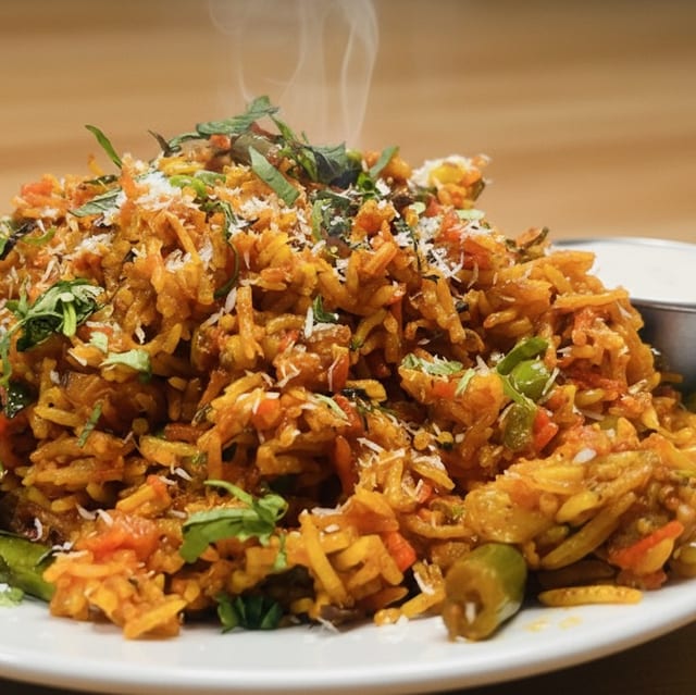 Vegetable Biryani.